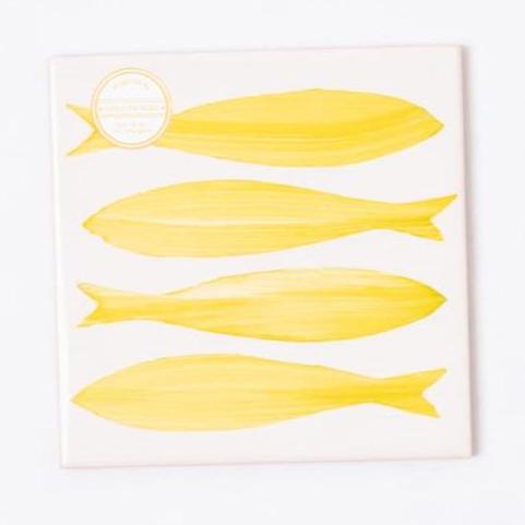 Azulejo Peces Amarillo