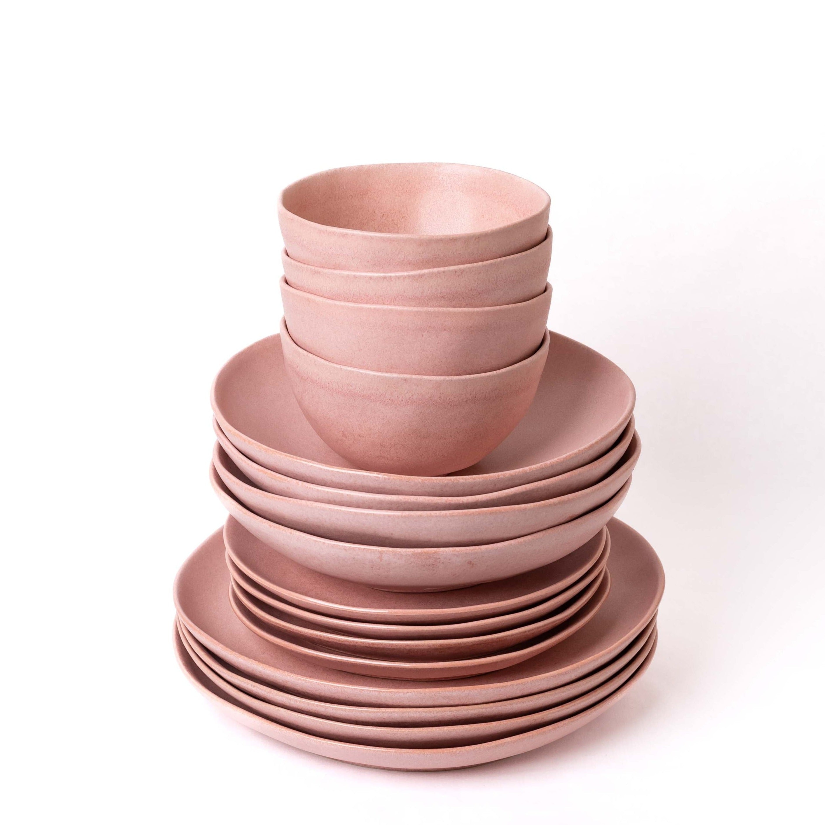 Dish Set Madeira Pink