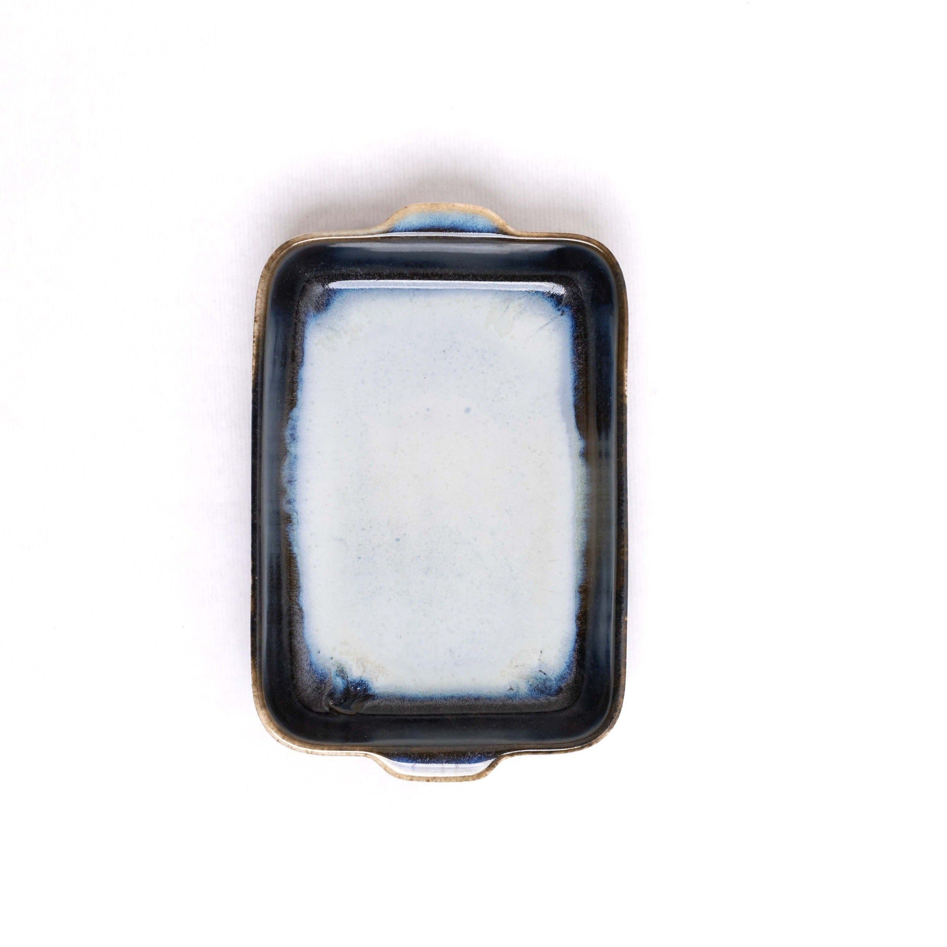 Fuente de Horno Azul y Blanco S