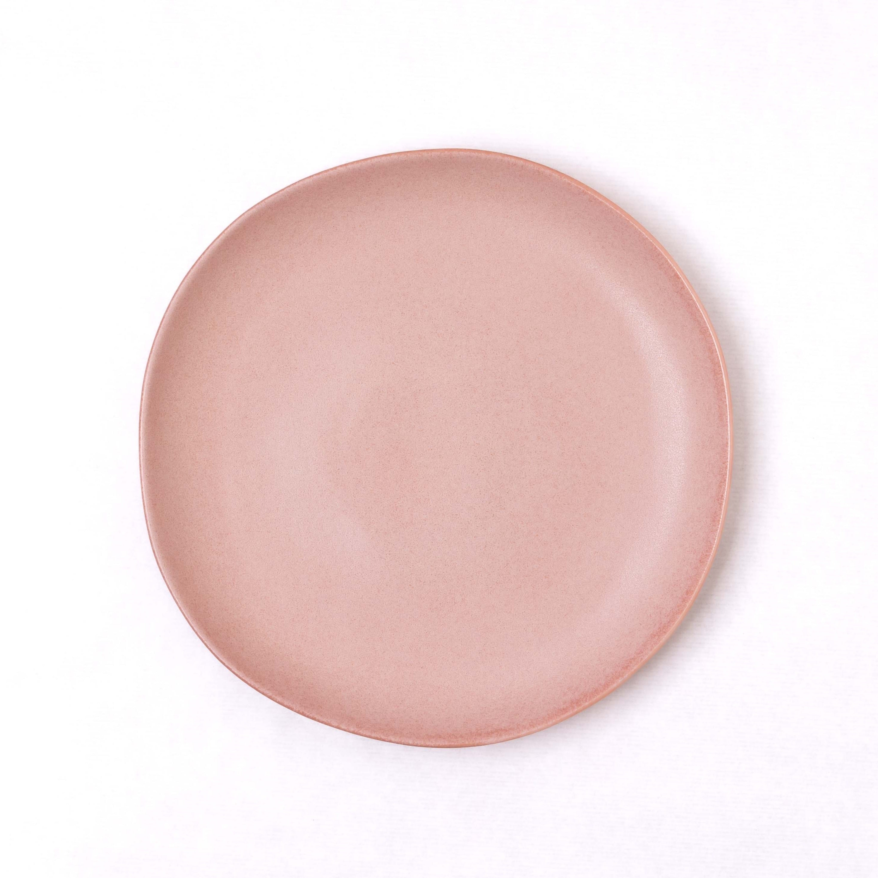 Plato Llano Madeira Rosa