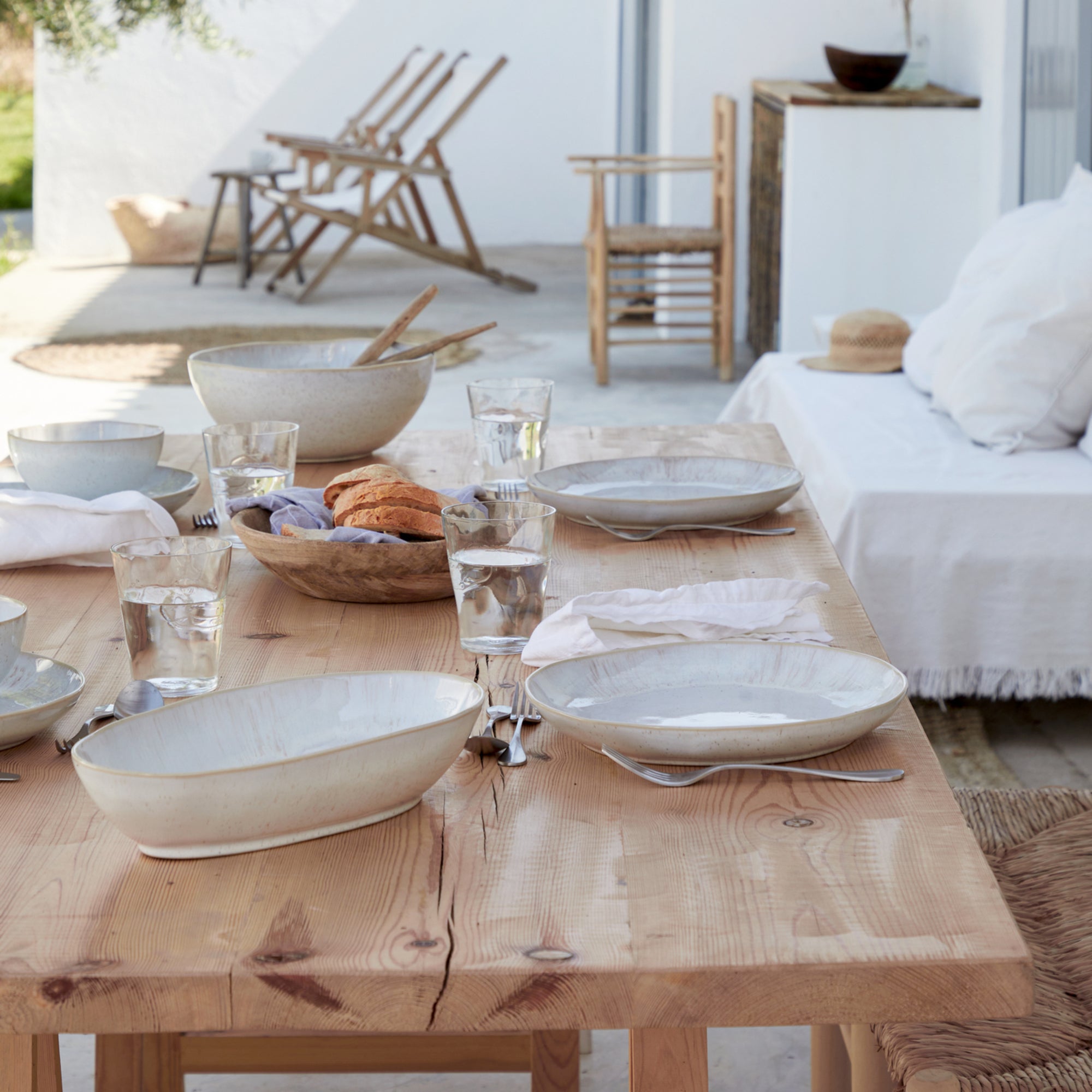 Baker Oval Mar Beige M