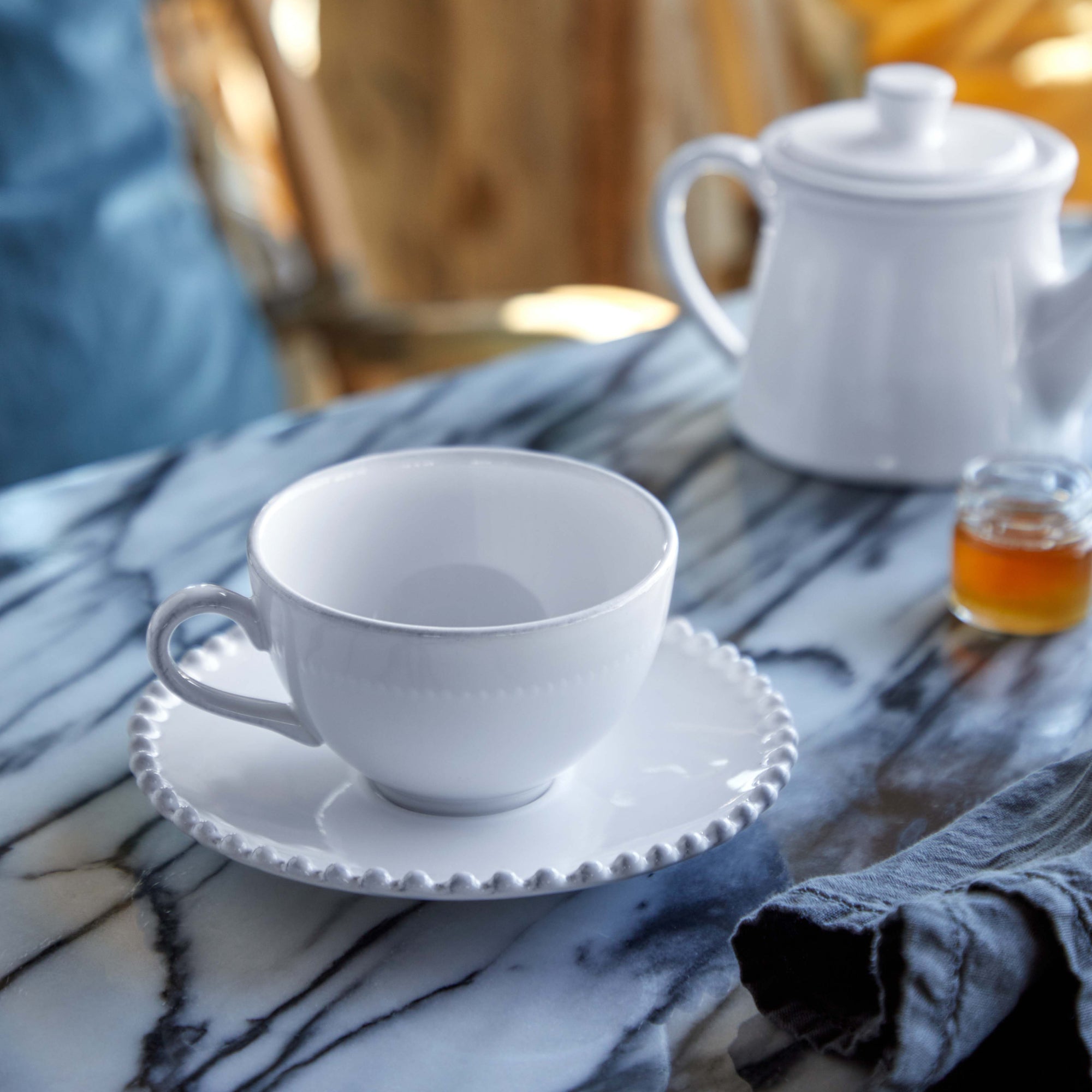 Tea Cup Pérolas - Set 2 Pieces