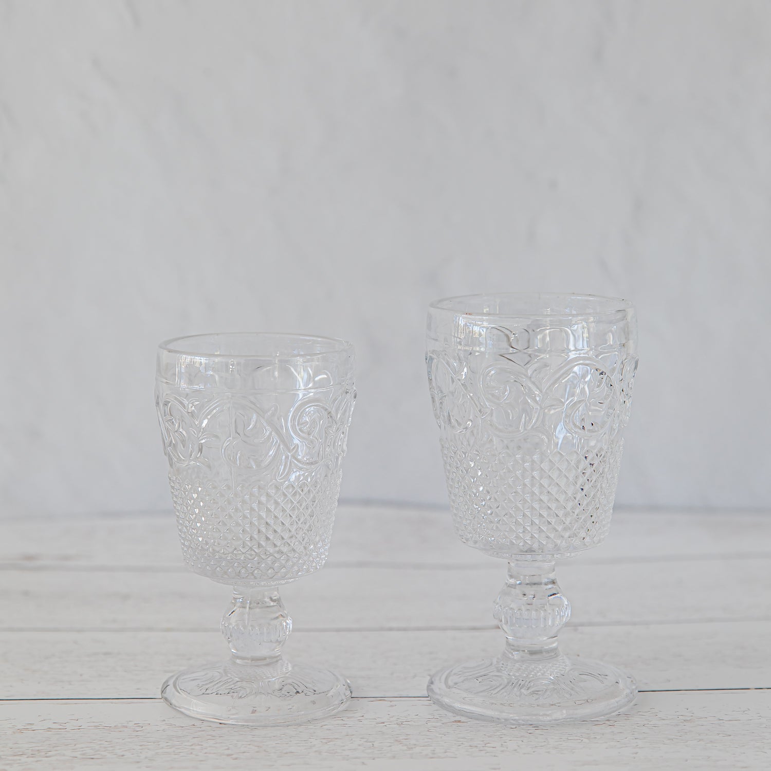 Copas Barroco Transparente M Set de 6 - Seara Collection