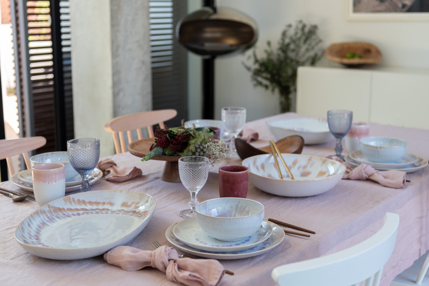 Ensaladera Pink Tie-Dye - Seara Collection