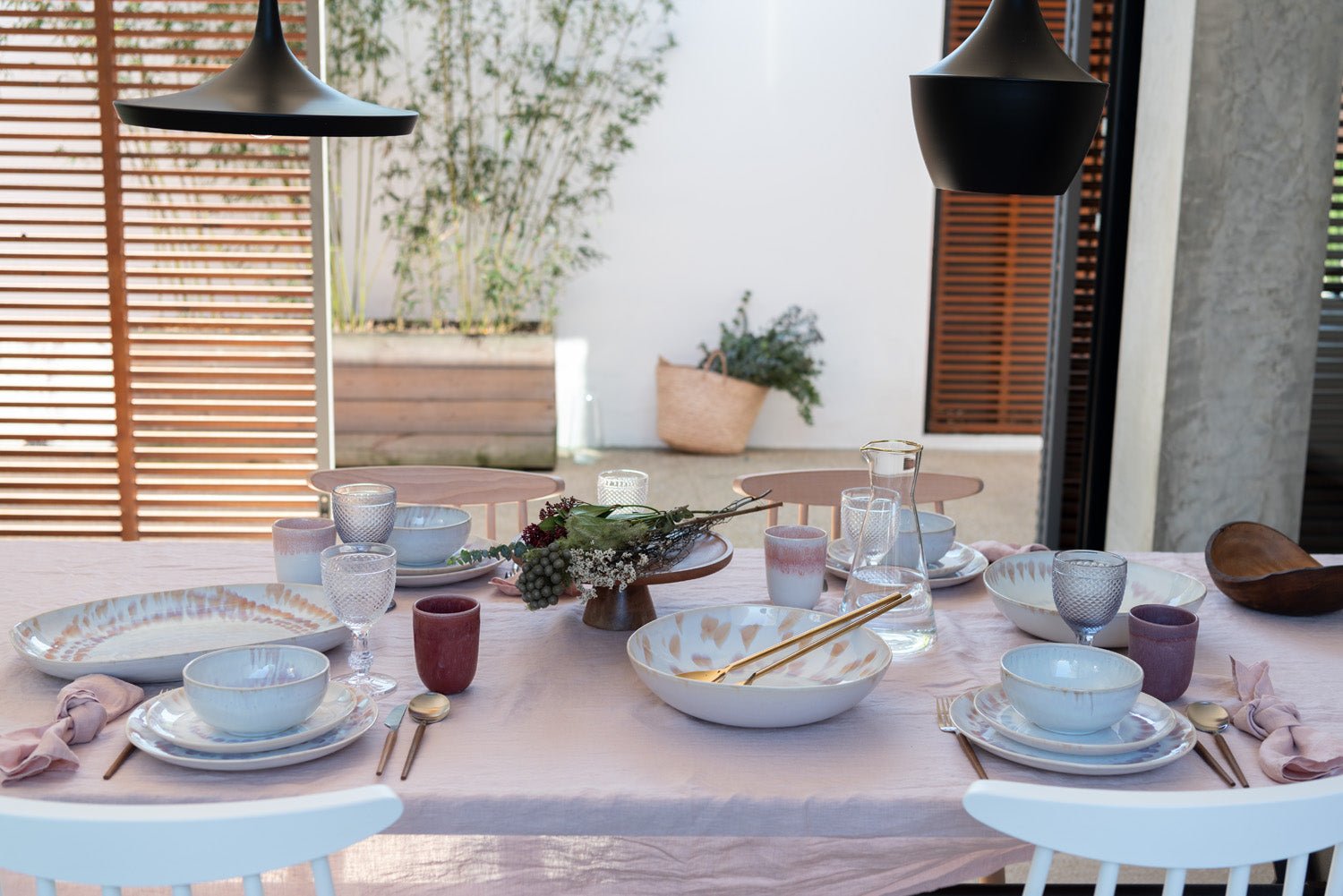 Ensaladera Pink Tie-Dye - Seara Collection