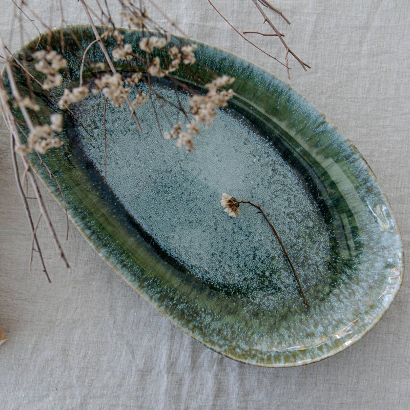 Fuente Pirámide Olivo Verde - SearaCollection