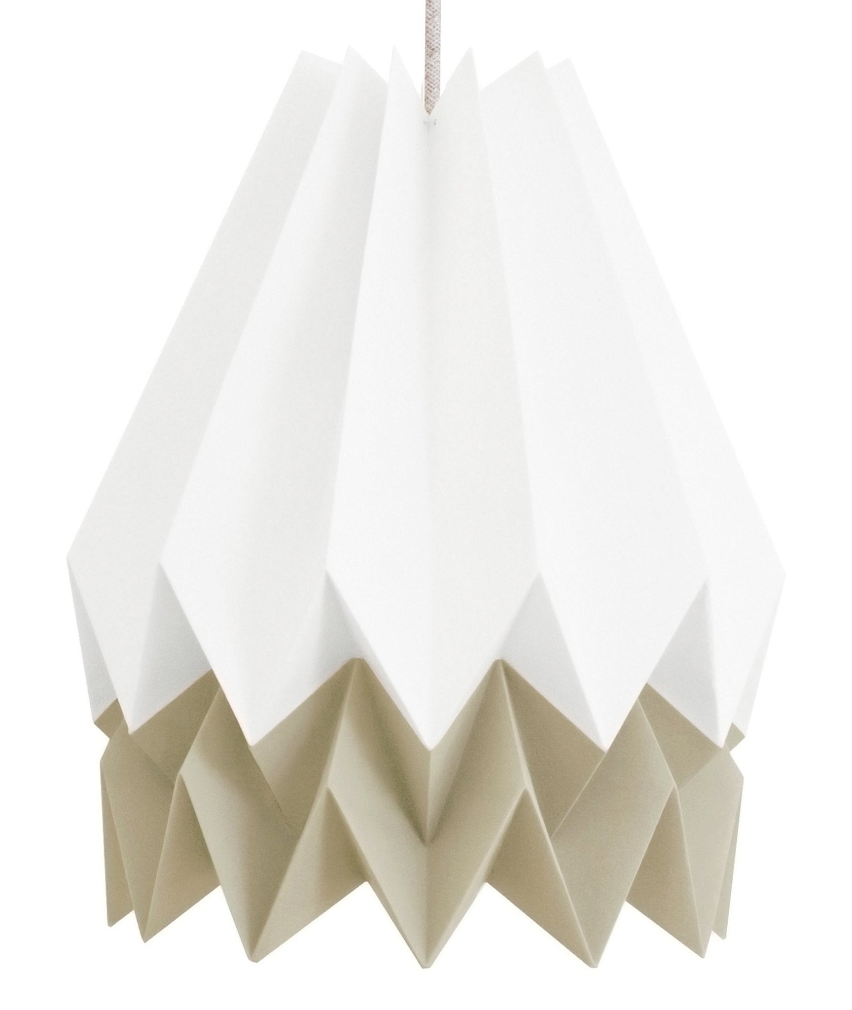 Lámpara de techo Orikomi PLUS Blanco Polar con Raya Topo Clara - SearaCollection