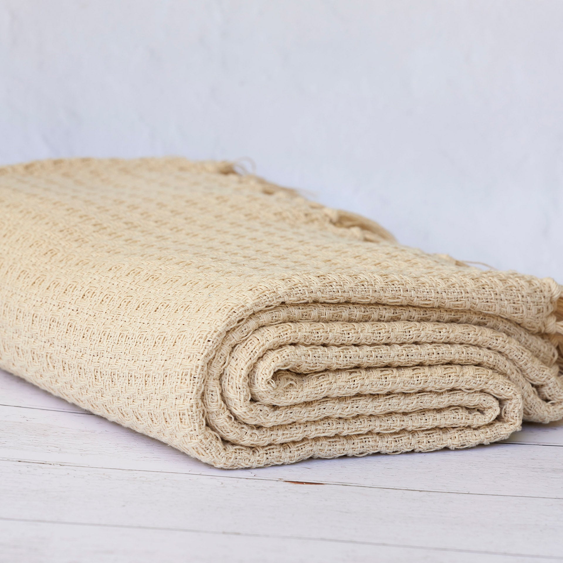 Manta Relieves Natural 180x150cm - Seara Collection
