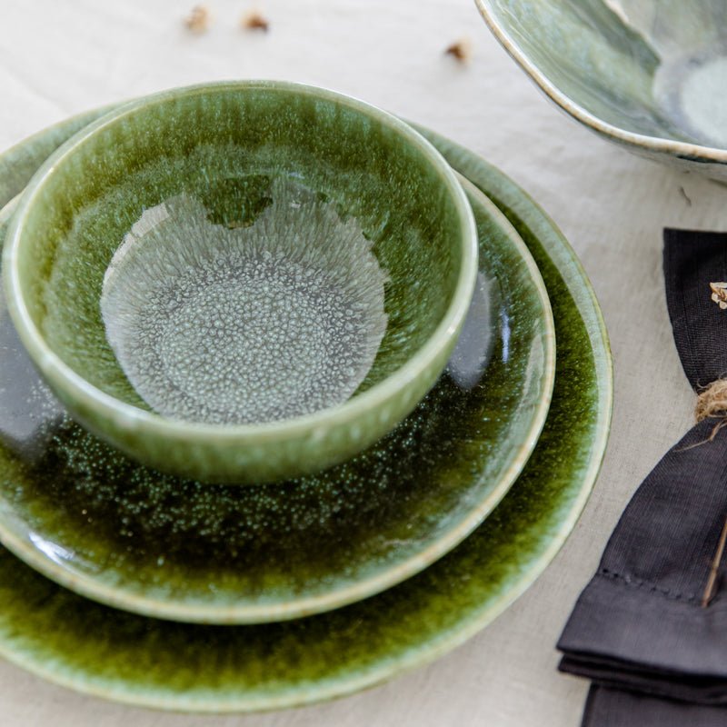 Plato Llano Olivo Verde - Seara Collection