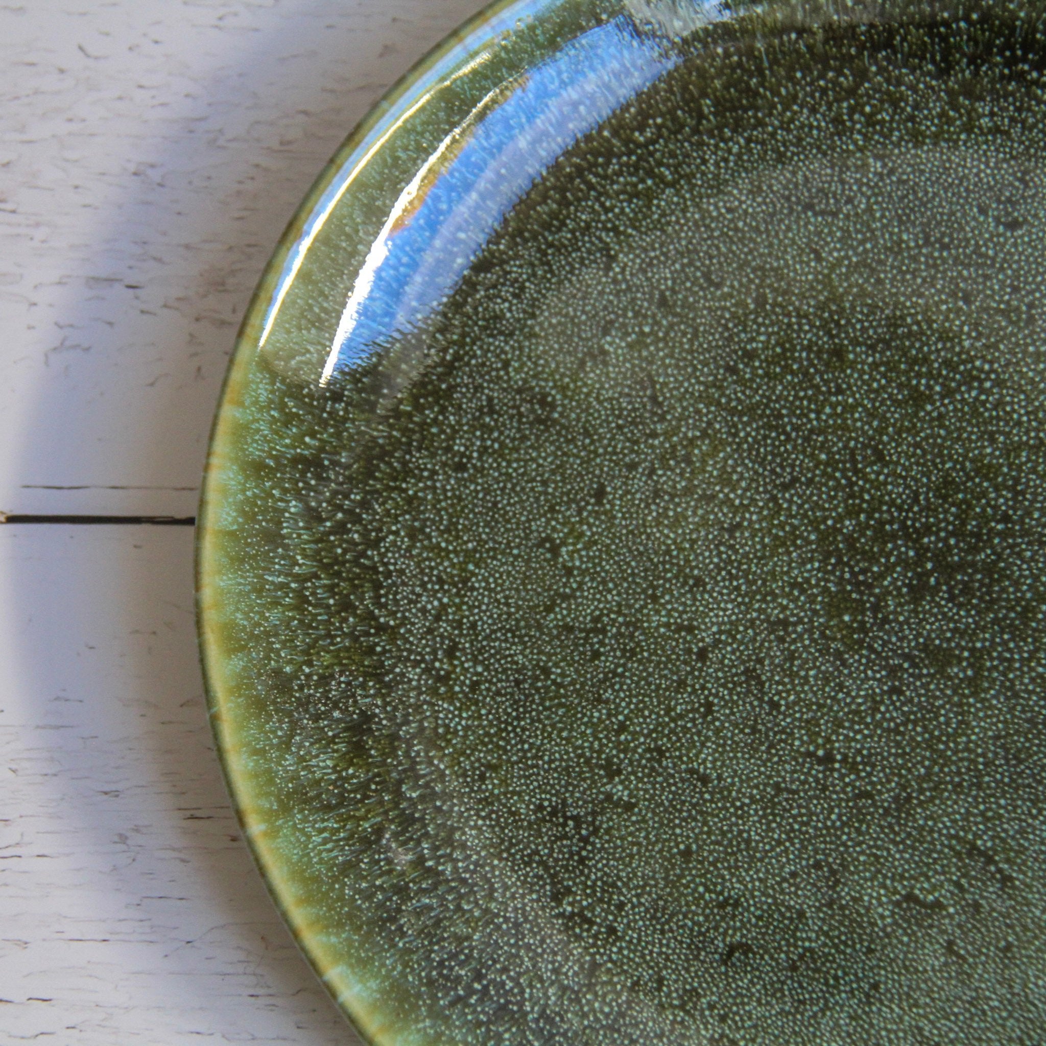 Plato Postre Olivo Verde - Seara Collection