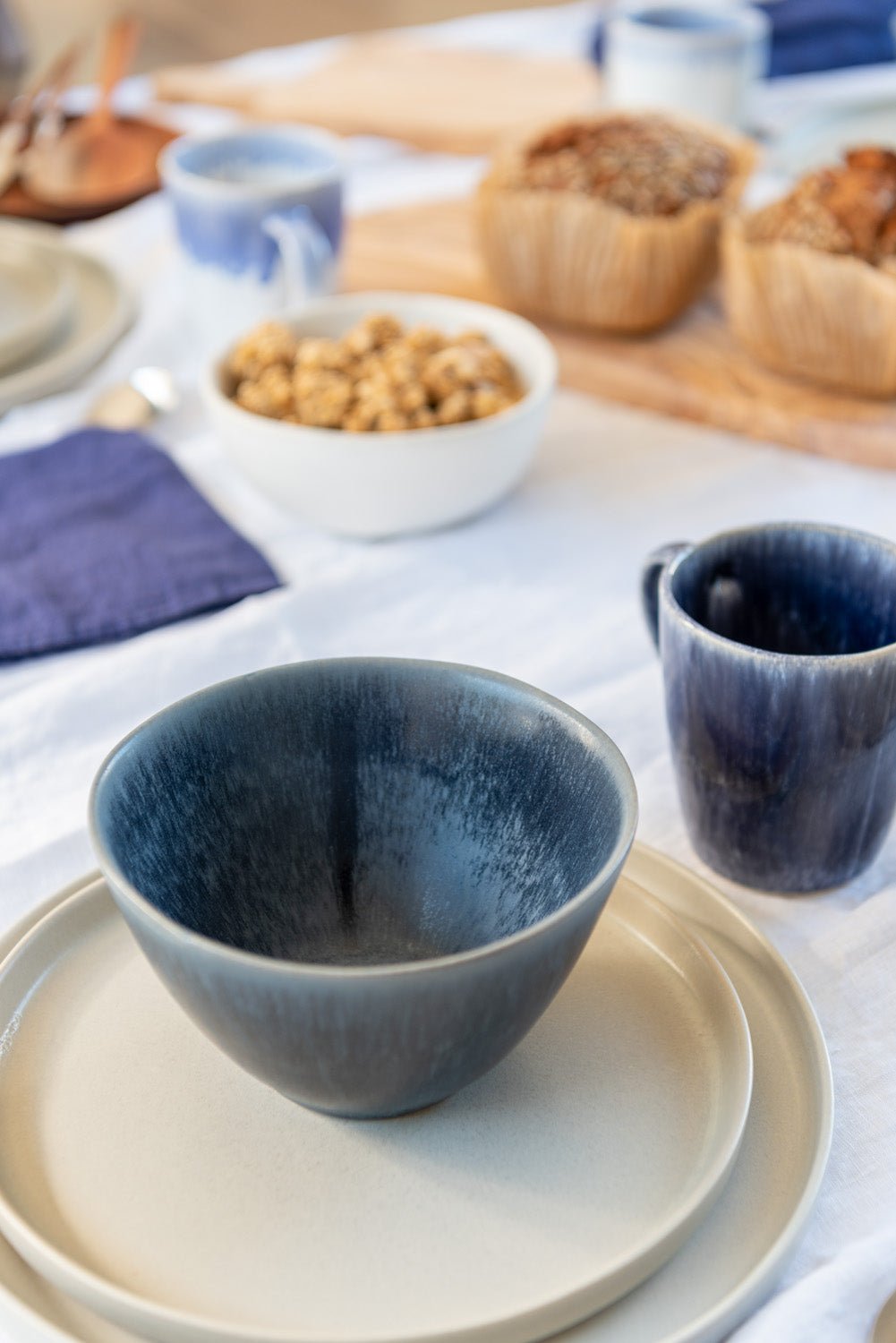 Taza Conchas Azul - Seara Collection